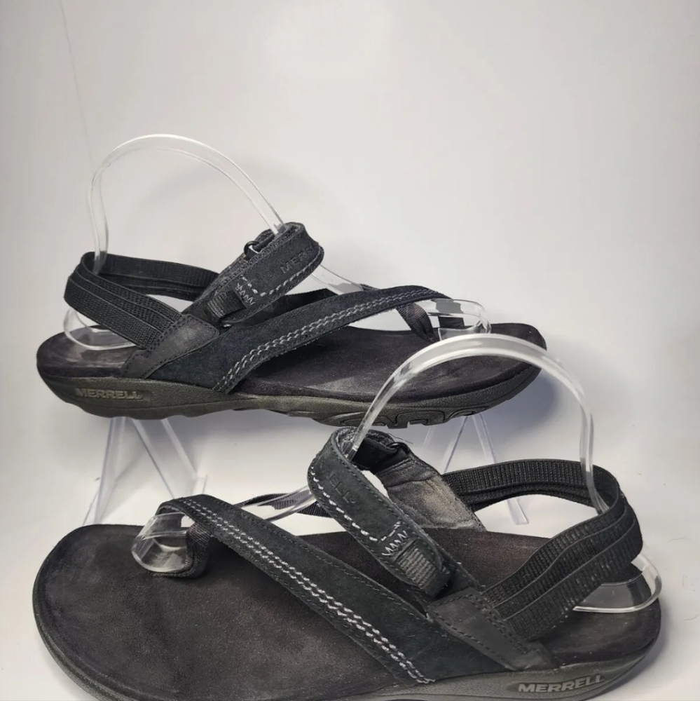 MERRELL Sandals Wild Dove Women’s Size 11 Black  Hiking Sport Sandals